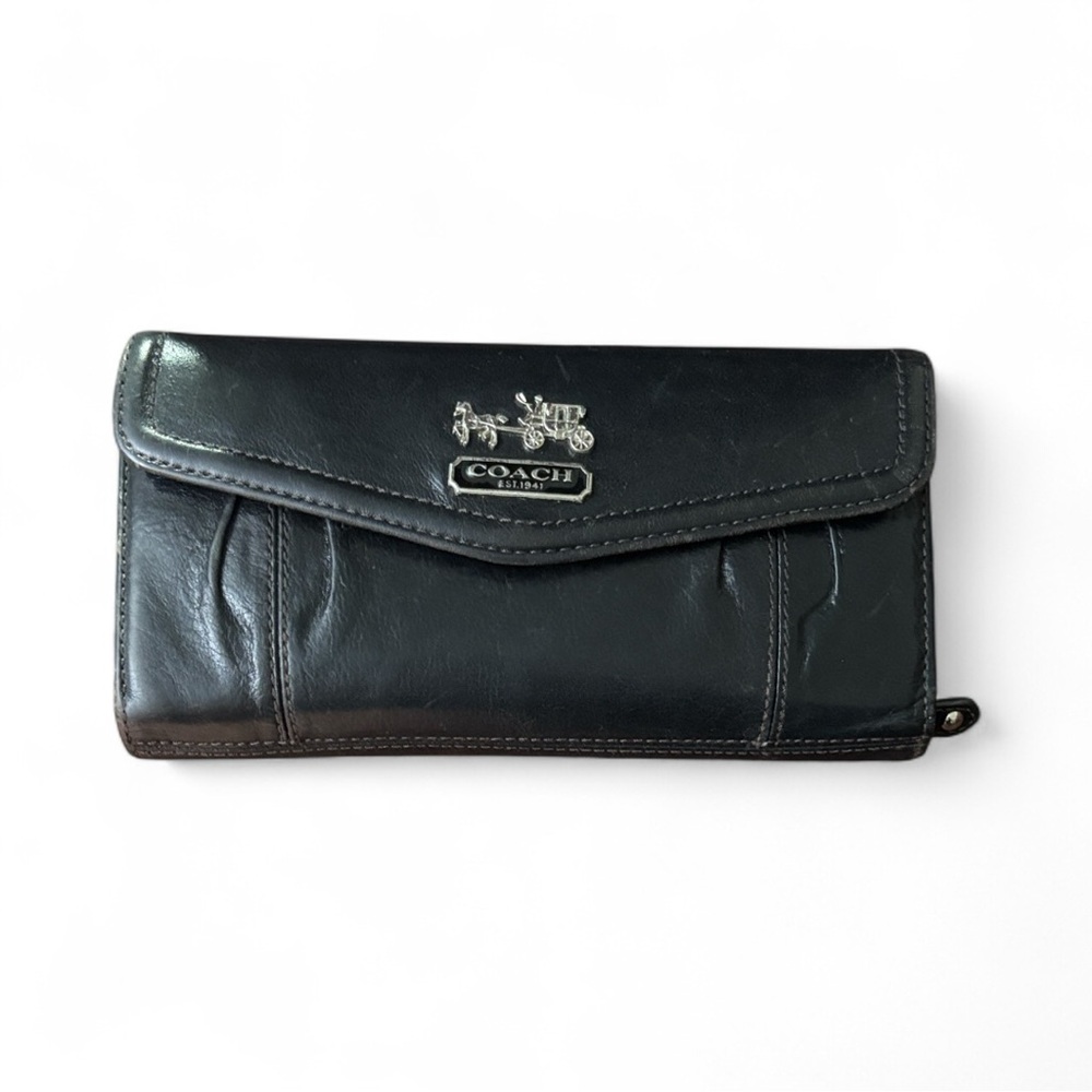 Coach Black Leather Wallet
